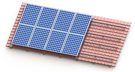 瓦屋根太陽光発電システム
